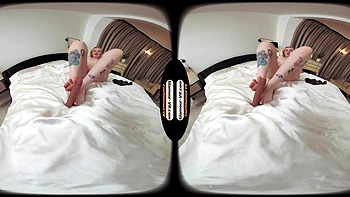 Em Yang's 8k Vr Foot Joi: E-cup Sensation Removes Tights And