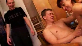 Sweet mom in hot gangbang: Blowjob, Doggy  Cowgirl Porn