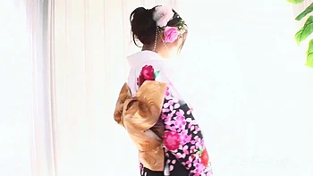 No Beautiful pussy is obscene under the kimono Kaori Maeda by Caribbeancom: Cumshot, Professional  Masturbation Porn