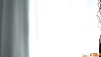 Curly-haired French Nympho Emily Angel  Double Penetrated in the Office