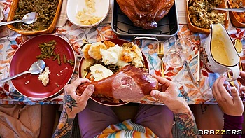 Brazzers Thanksgiving Story: Fuck Everything In Sight!