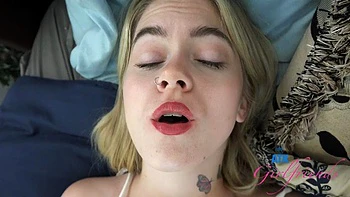 Blue Skirt POV ft. Sage Fox: Blowjob, Doggy  Cowgirl Porn