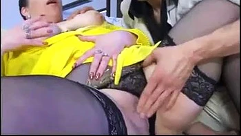 Huge boobs granny gives titsjob: Blowjob, Doggy  Big Tits Porn