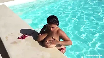 I takes a swim ft. Dp: Big Tits, Babe  Big Ass Porn