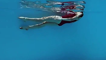 Hot Mixed Race Teen 18+ Fernanda Releve Swimming