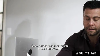 ADULT TIME - Skye Blue Fucks Her Bestie s Cheating Fiancee To Cure His Cold Feet ITALIAN SUBTITLES