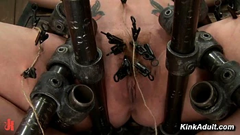 Intense Device Bondage Andy Gets Fucked