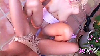 Surprising A Bunch Of Lesbo Gals With Large Inflexible Dildos