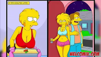 Group sex... A different dessert - The Simptoons