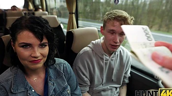 Charlie Dean and Federika in a wild bus ride with a stunning view
