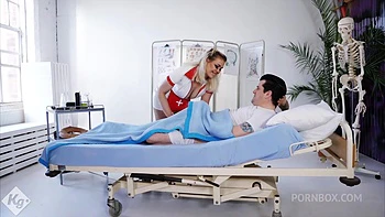 Blonde Porn Babe Gina Varney Is A Hot Horny Nurse Craving Her Patients Big White Cock Balls Deep In Her Wet Pussy