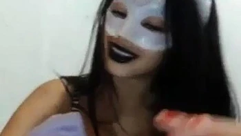 Masked Cam Slut Teasing: Amateur, Stripchat  Solo Porn