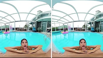 Explore a world where big tits are the main attraction: Blowjob, Cowgirl  Missonary VR Porn