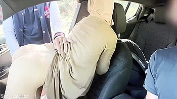 First Dogging In France. My Muslim Hijab Wifes First Fuck With A Stranger