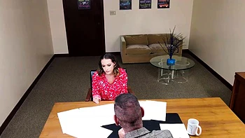 Big tit milf businesswoman milks head teachers big fat cock