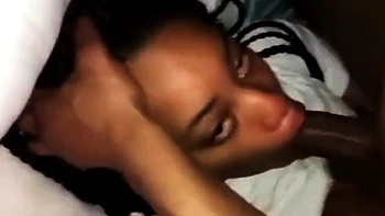 African Amateur Sucks a Big Black Cock