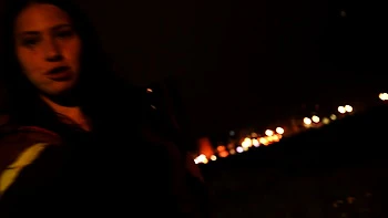 Horny girlfriend sucks me off in public