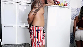 super super-steamy maid fries egg in ass, gets plumbed hard.