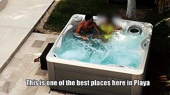 SUPER HOT Venezuelan MODEL Gets Fucked In The Jacuzzi &