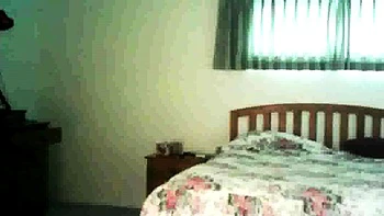 spying on stepmom as she lotions her pussy