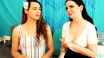 QueerCrush interview with Lily Thot and Sadie Sunstone