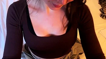 Fucking a Student After Class, Mouthful of Cum for Bad Grade