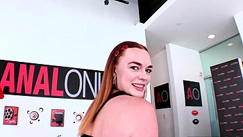 ANAL ONLY Samantha Reigns' other tight pink hole