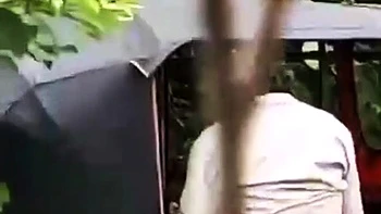 Mexican girl gets Creampie in golf cart