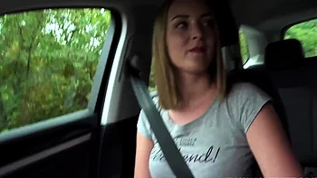 outdoor bj and humping with filthy euro doll