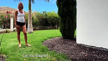 Kris Price teases you with her lips and hands all over you