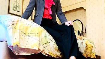 Cumshot amateur MILF suck and jerks dude in the bedroom