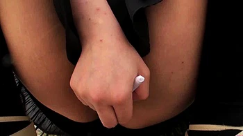 Cute asian teen solo