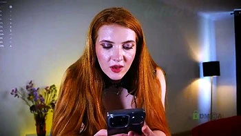 Hot redhead babe jayden cole outdoor masturbation