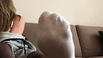 Hawt Blonde milf in foot Fetish tube scene