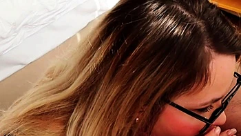 Stepmom Deep Throats Like a Pro