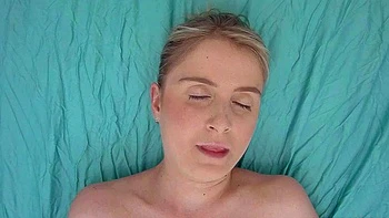 Sweet beauty masturbating on webcam close up