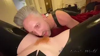 POV TENGA HANDJOB FROM REDHEAD PAWG IN LATEX WITH BIG TITS - ZARA DUROSE