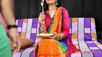 Step-Sister XXX Anal sex in saree with clear hindi audio