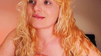 Cute Blonde Has Sexy Fun with Her Dildo