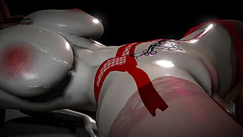 3D Horny Slut Slave Teasing Her Big Dick Master to Fuck Her Pussy