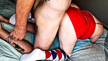 Sexy anal babe from behind