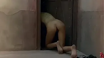 Slave Girl Bijou collected, trained, tormented for auction. Part 2.