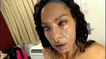 Rachelle Newmuis Drinking Piss, Puking On Cock & Taking A Big Facial