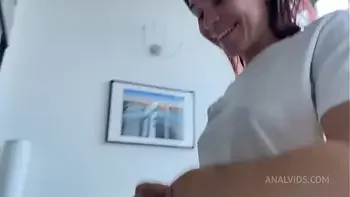 Trailer Anal wee-kend teeny Mélia Rose with Joss Lescaf her first BBC.