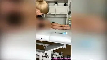 Deep bikini waxing for the beautiful Russian beauty