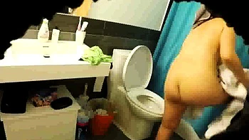 Asian stepmom, firm tits, big nipples (voyeur)