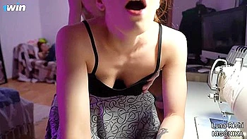 The client plumbed the Seamstress rock-hard on the fitting apartment table.