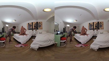 Cuckold Sugardaddy Watches Sugarbaby Double Pussy Penetrated