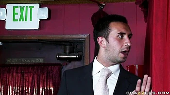 Gorgeous dick-riding session with a skinny busty Sarah Jessie