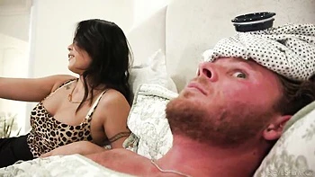 Hot 3some with two angelic models Lulu Chu and Katerina DeVille